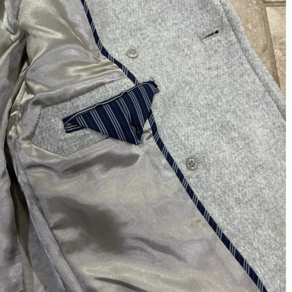NWOT J.Crew Majesty Peacoat in Stadium Cloth by Nello Gori Size 0 - Picture 10 of 12